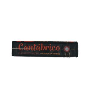 Chocolate Artesano Negro con Trozos de Naranja Cantábrico